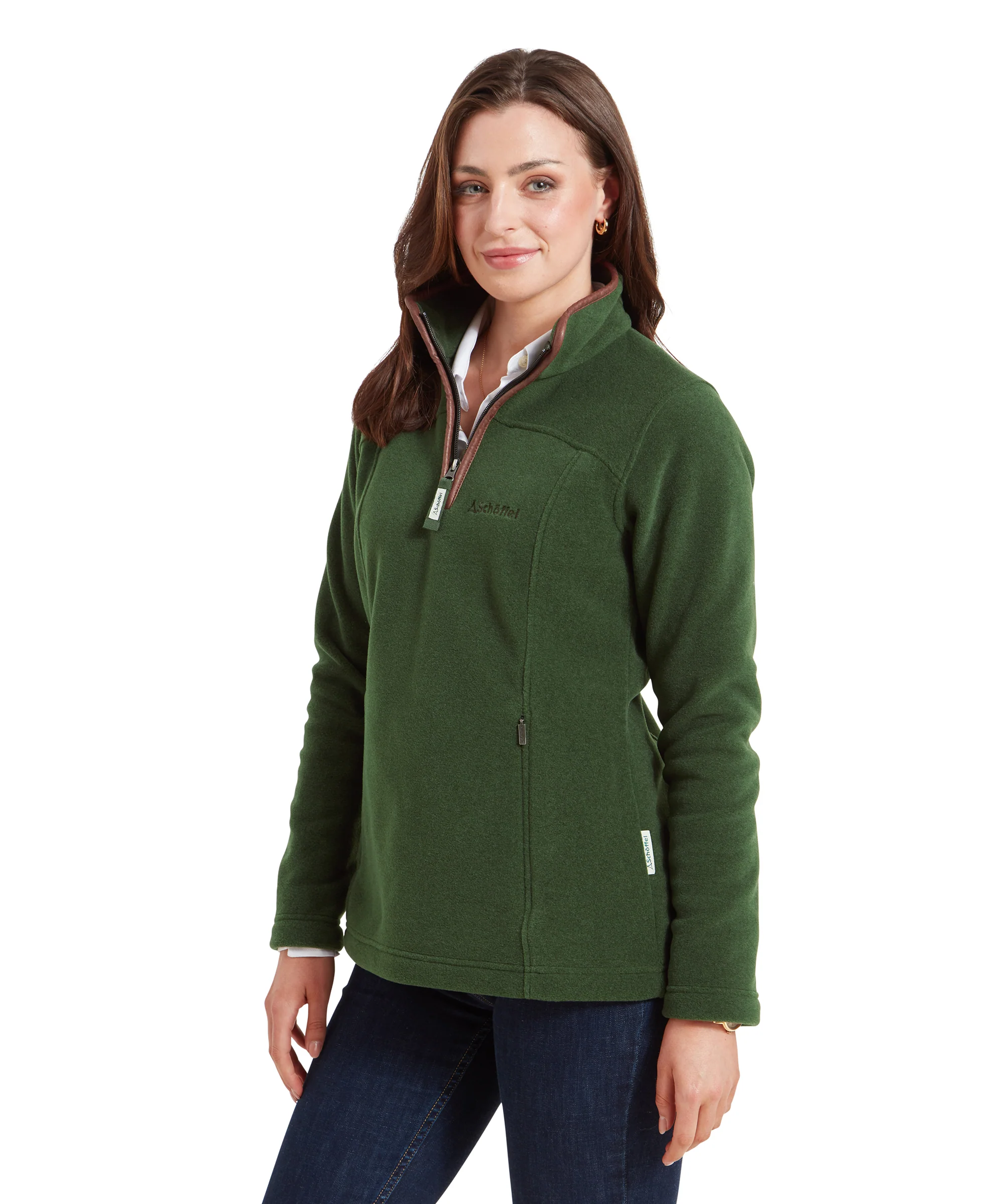 Tilton II Quarter Zip Fleece - Forest - Image 4