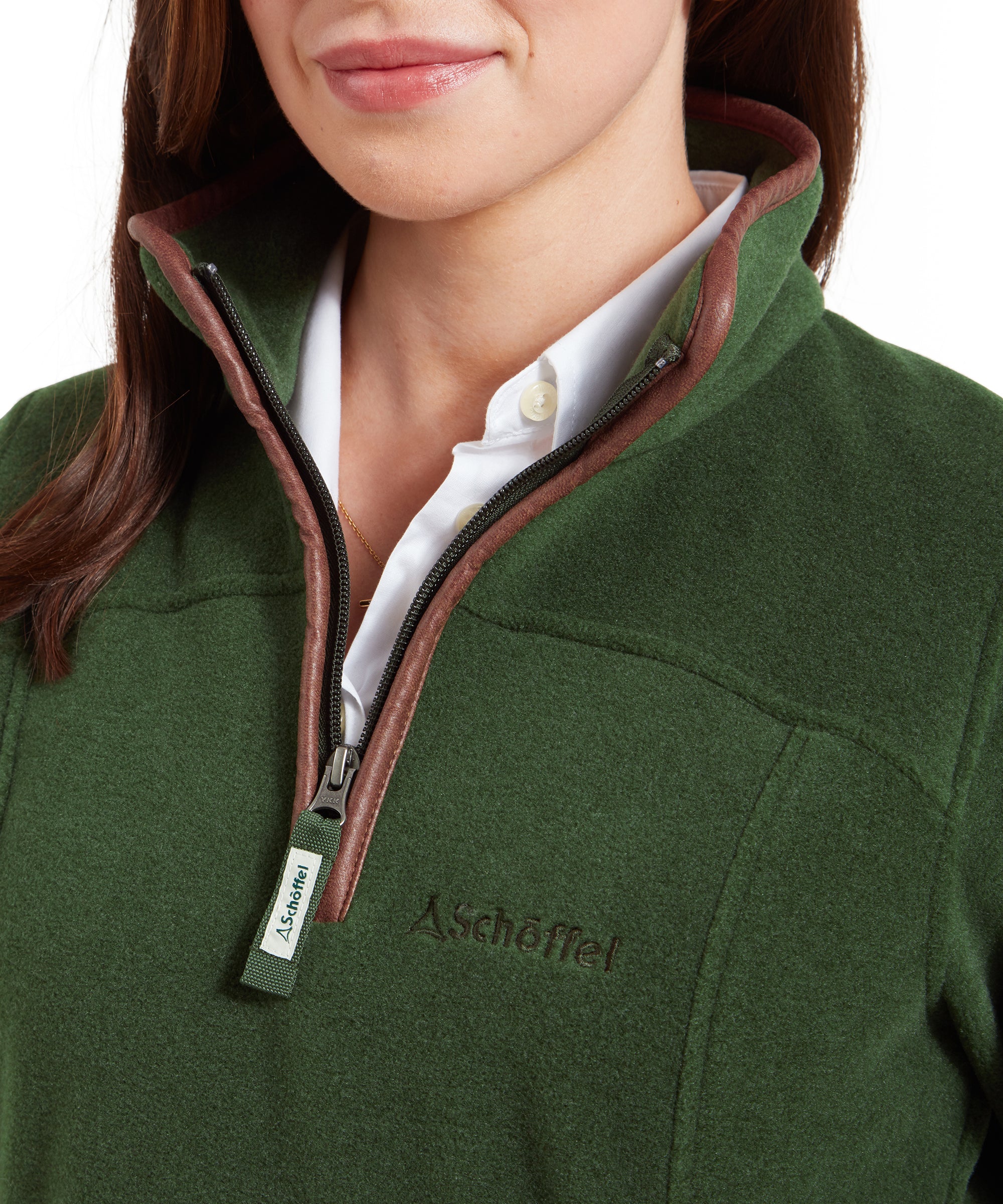 Tilton II Quarter Zip Fleece - Forest - Image 6