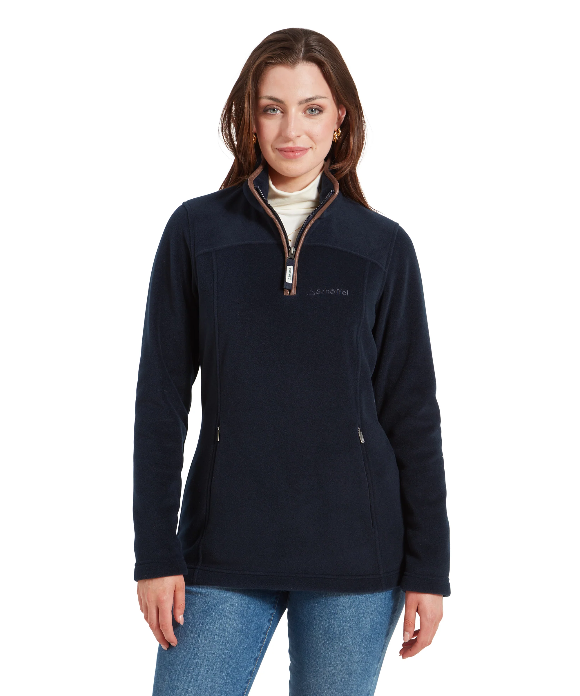 Tilton II Quarter Zip Fleece - Navy - Image 2