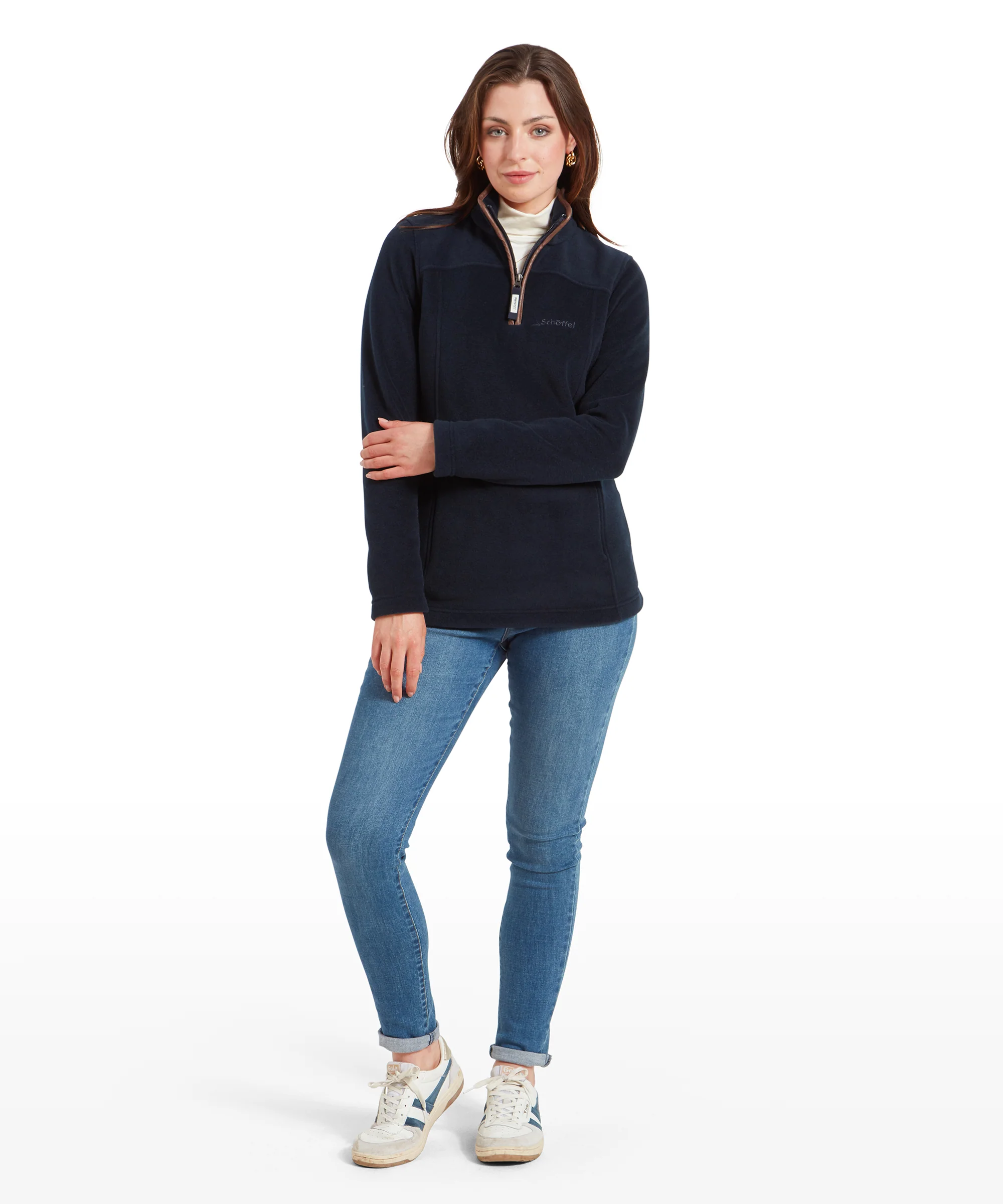 Tilton II Quarter Zip Fleece - Navy - Image 3