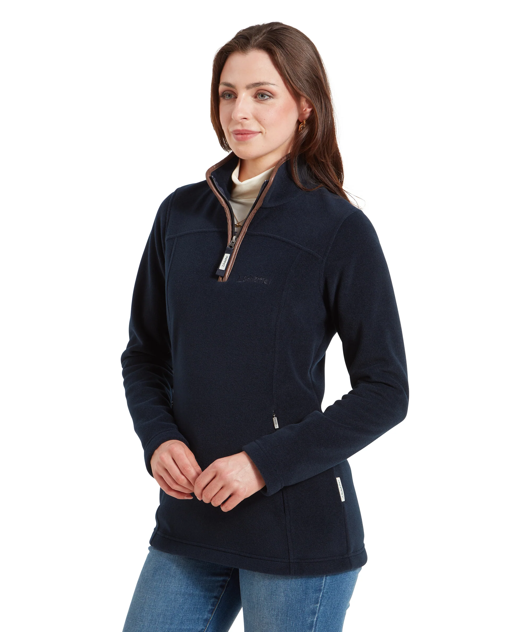 Tilton II Quarter Zip Fleece - Navy - Image 4