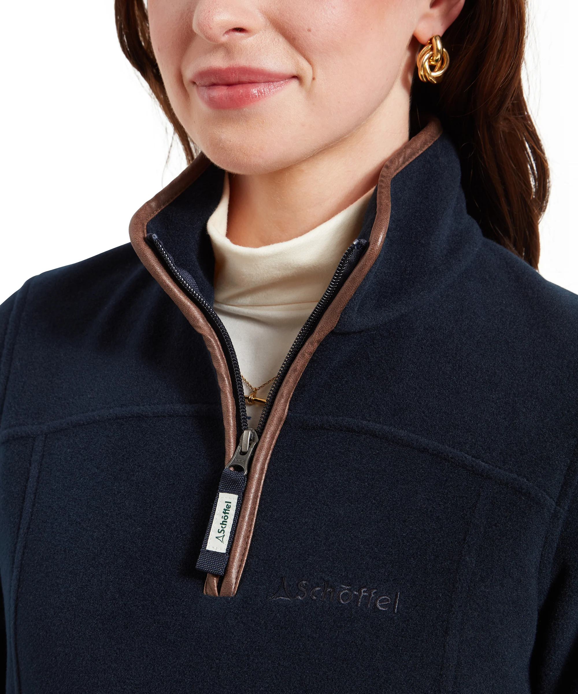 Tilton II Quarter Zip Fleece - Navy - Image 6