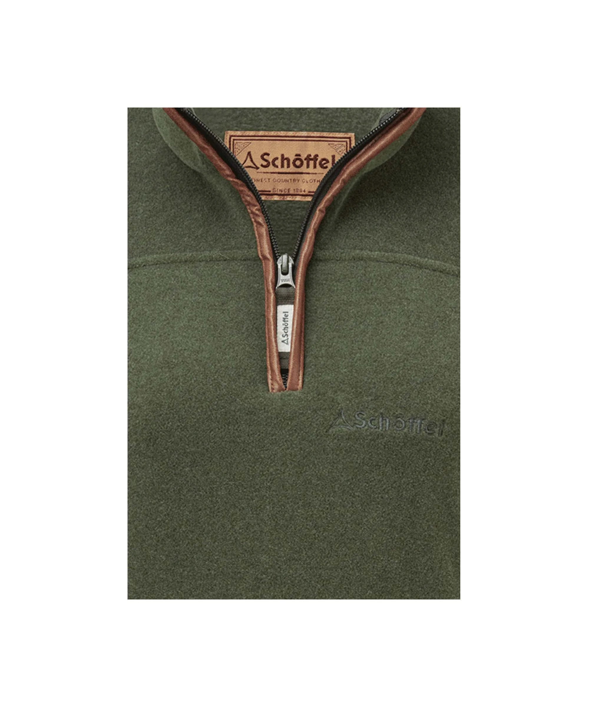Tilton Quarter Zip Fleece - Cedar Green - Image 2