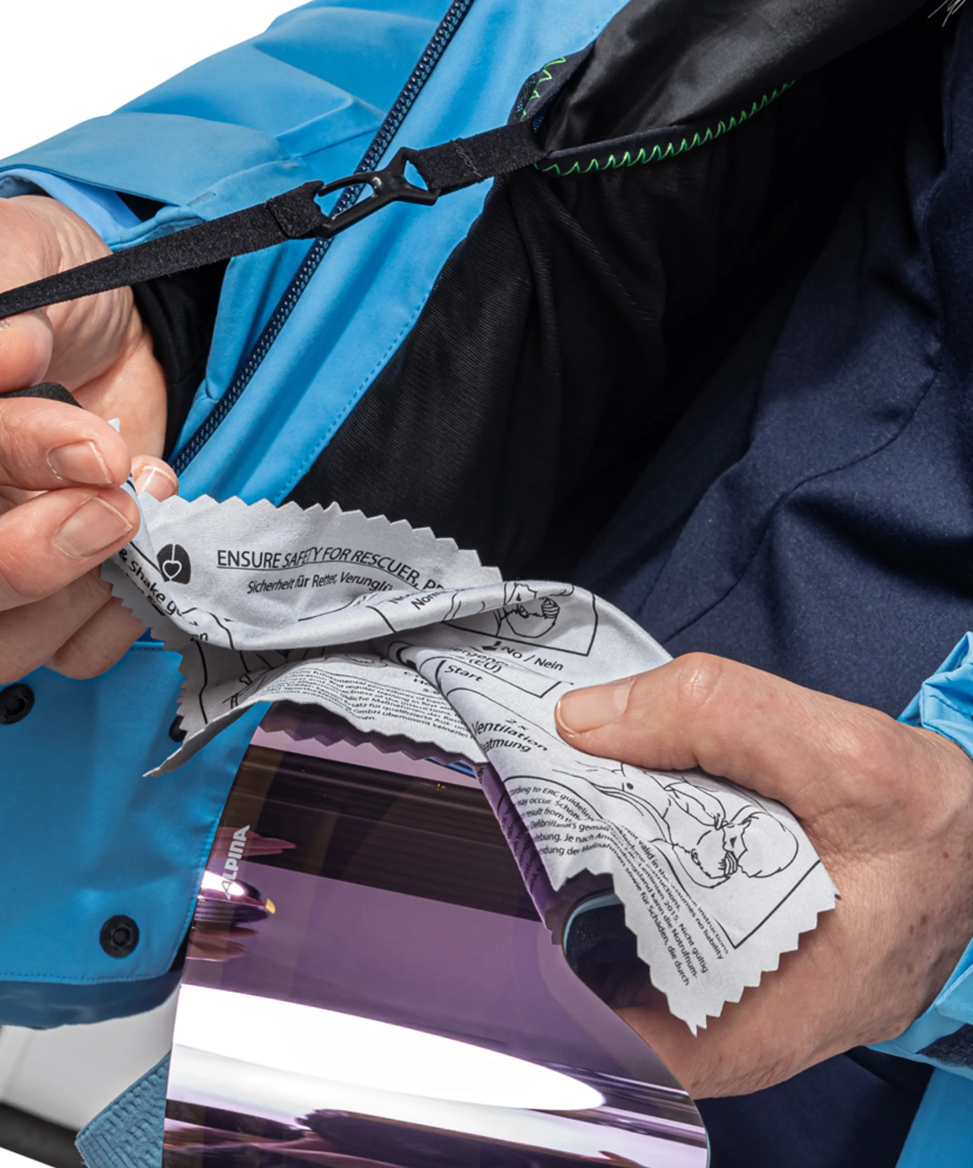 Women's Trifex Ski Jacket - Electric Sky - Image 6