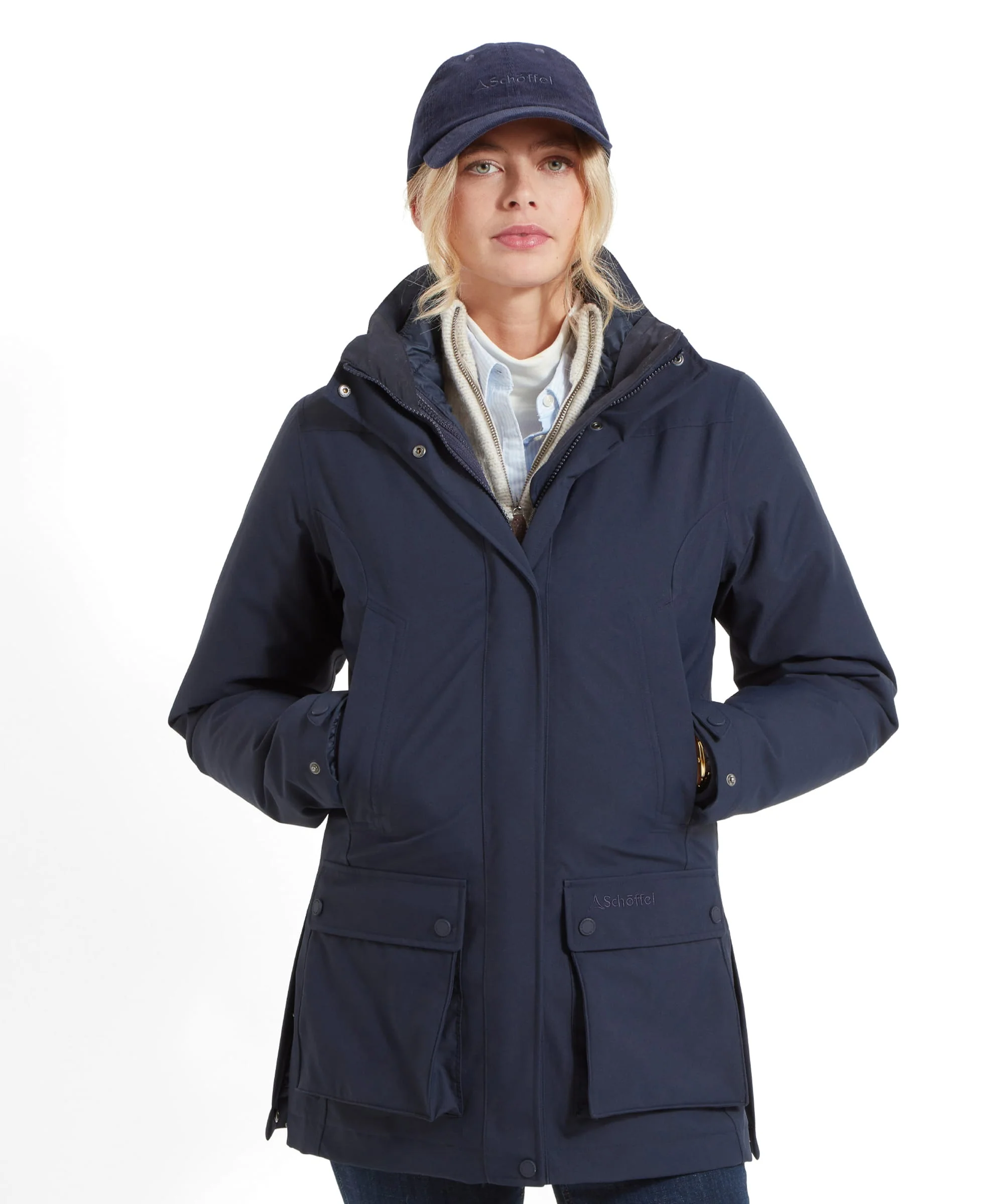 Uppingham 3-in-1 Coat - True Navy - Image 2