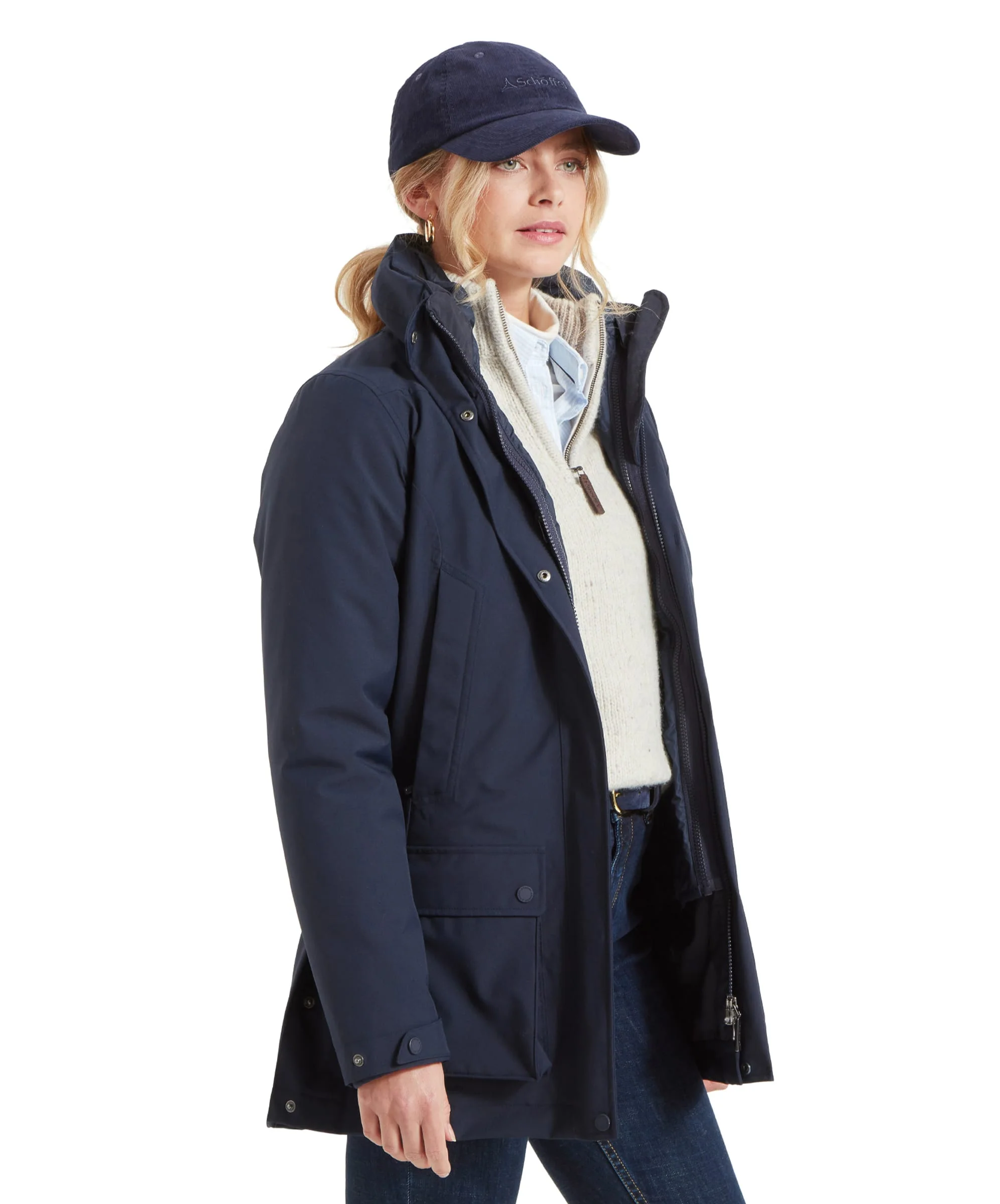 Uppingham 3-in-1 Coat - True Navy - Image 5