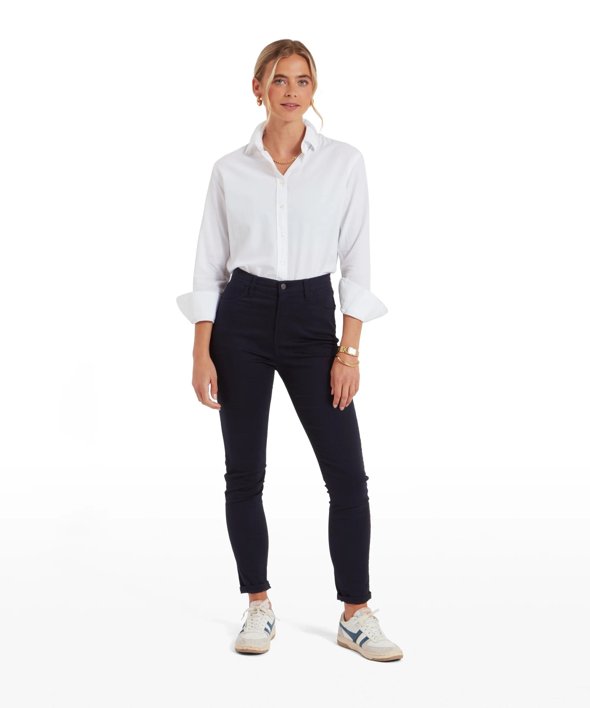 Walberswick Cotton Shirt - White - Image 3