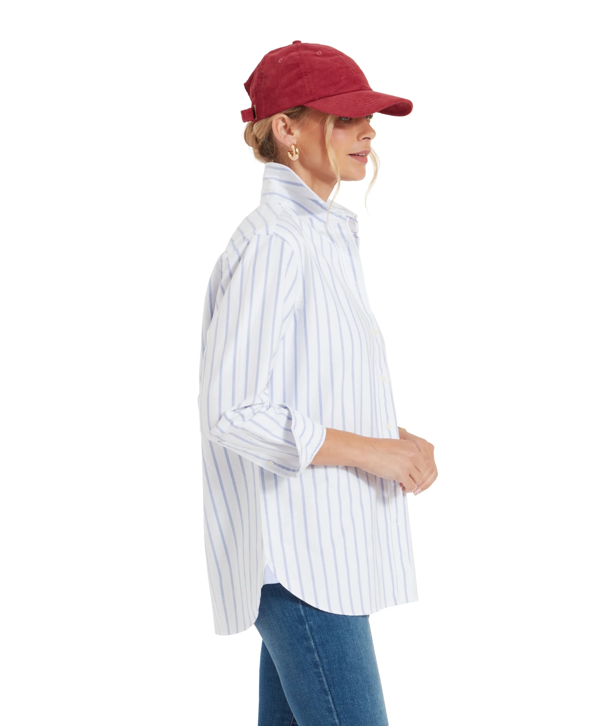 Walberswick Oxford Shirt - Blue Stripe - Image 12