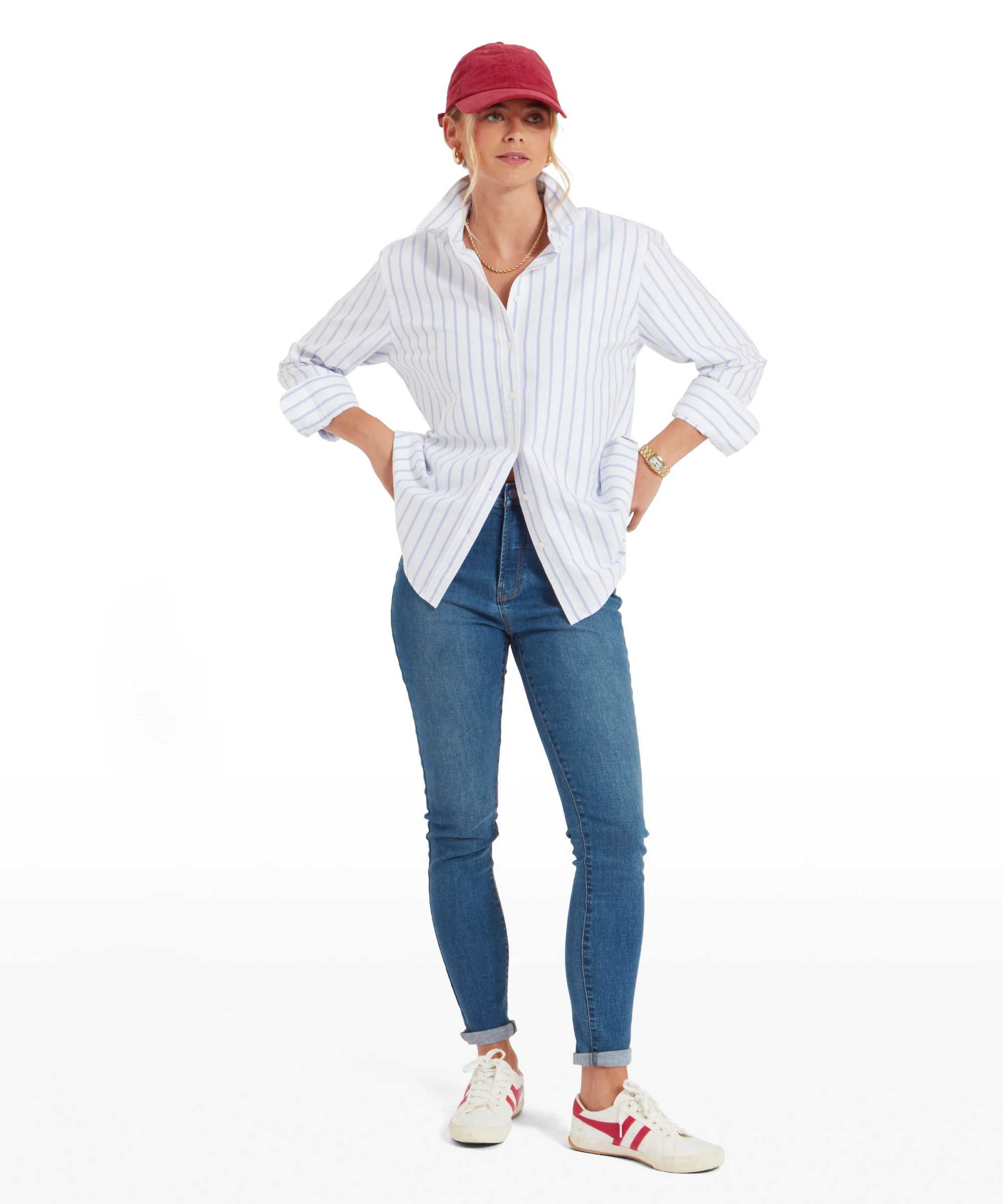 Walberswick Oxford Shirt - Blue Stripe - Image 3