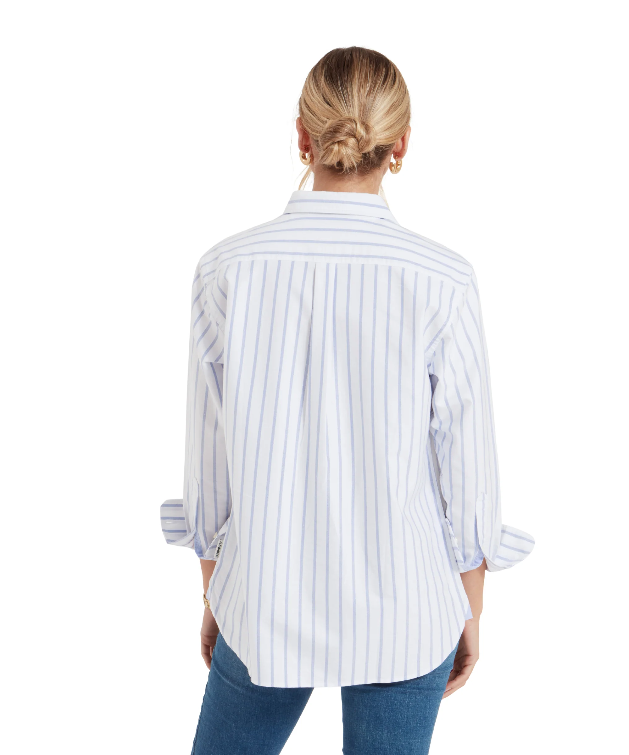 Walberswick Oxford Shirt - Blue Stripe - Image 5