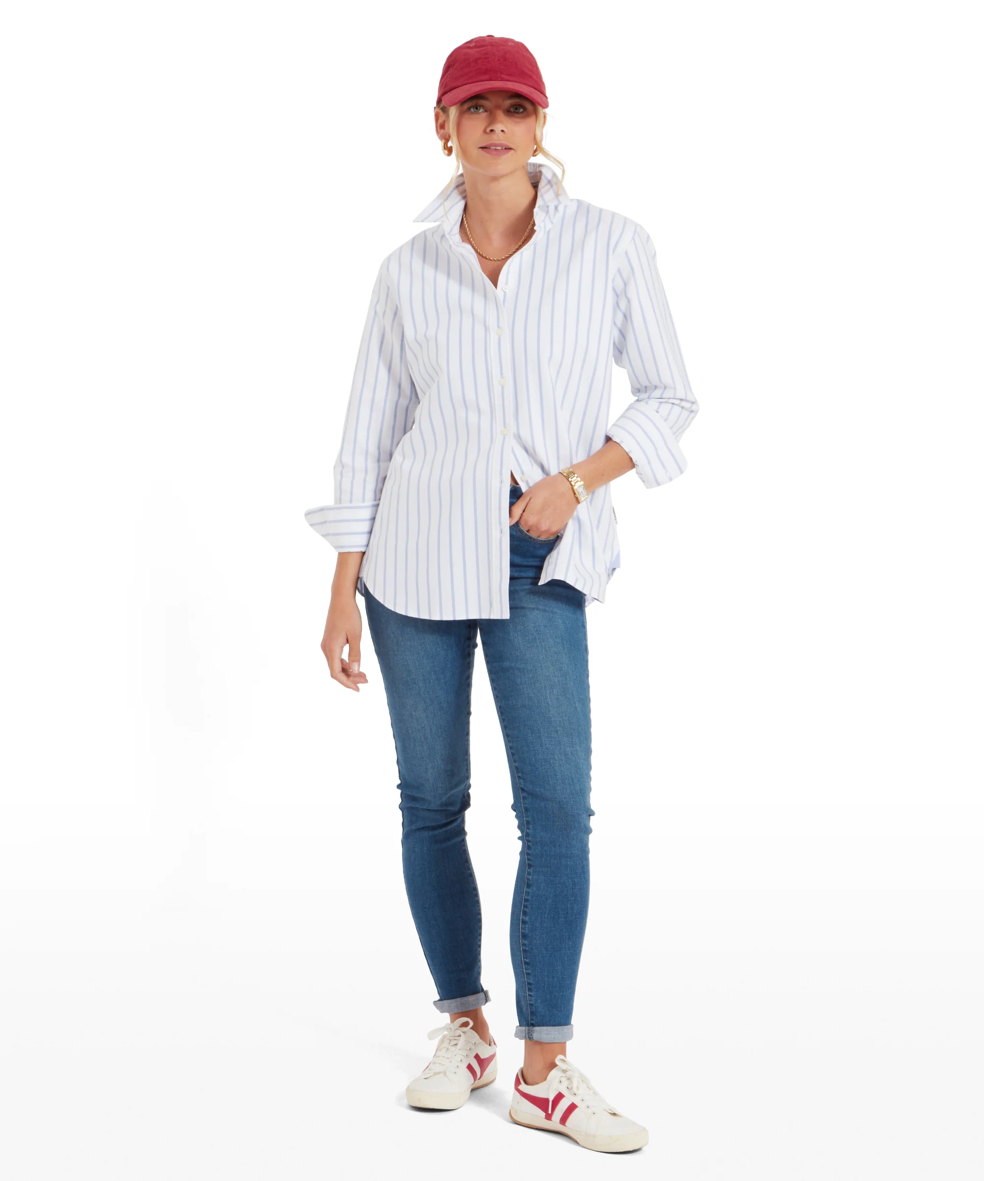 Walberswick Oxford Shirt - Blue Stripe - Image 7