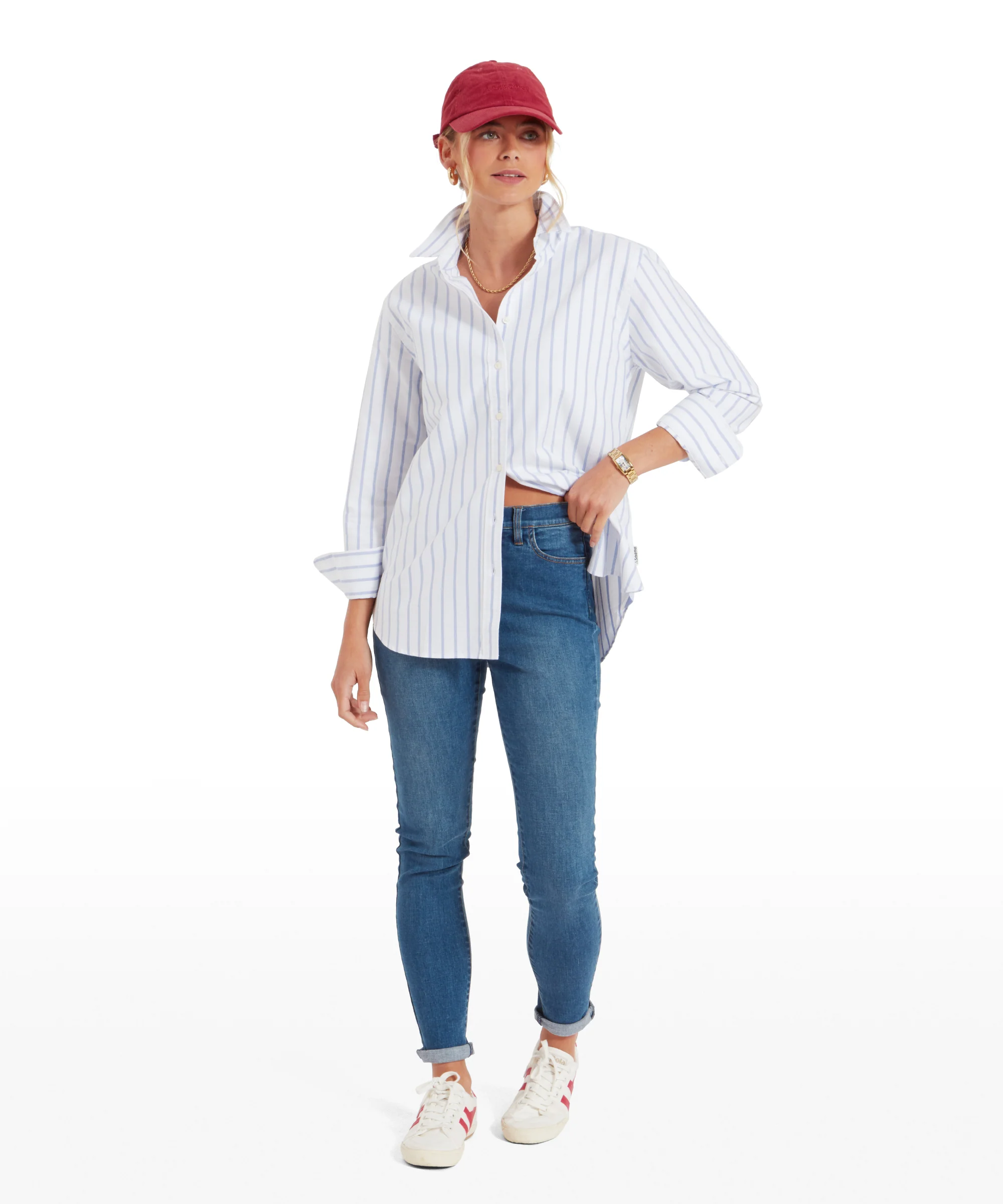 Walberswick Oxford Shirt - Blue Stripe - Image 8