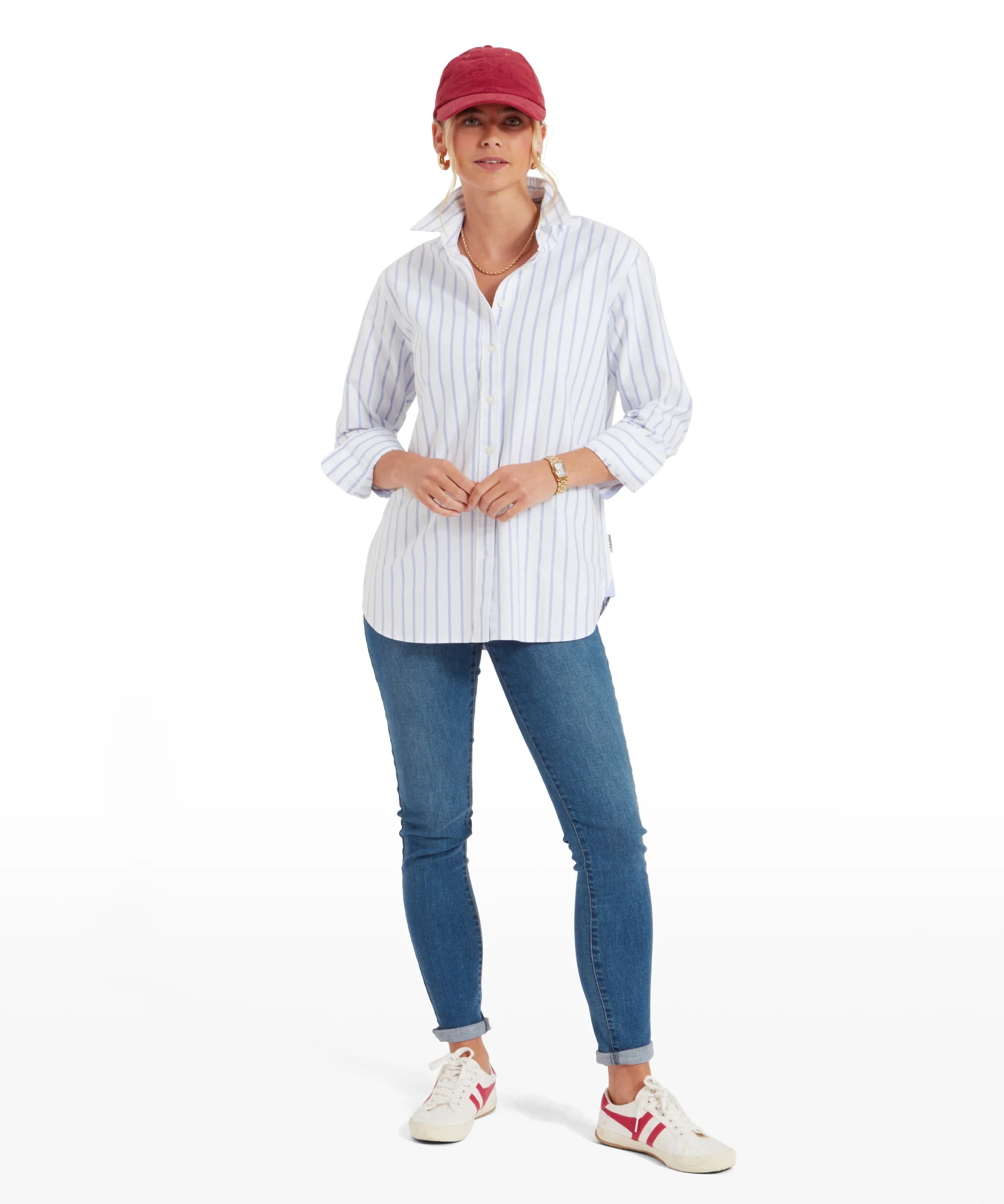 Walberswick Oxford Shirt - Blue Stripe - Image 9