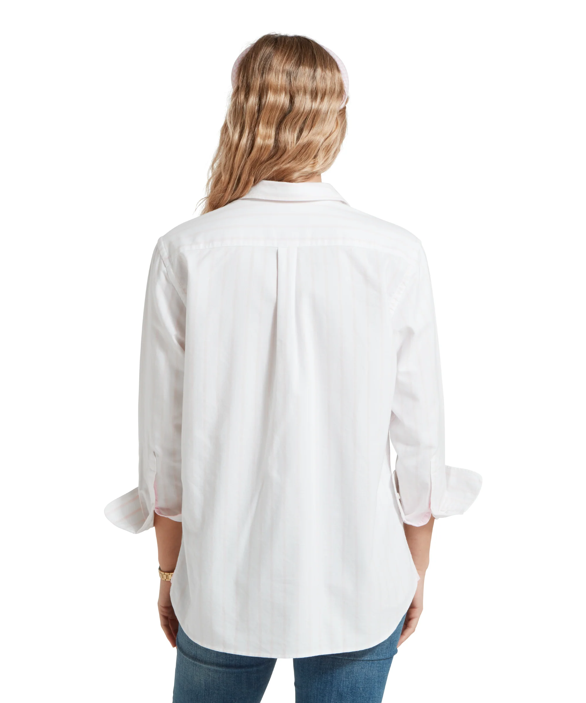 Walberswick Oxford Shirt - Pink Stripe - Image 5