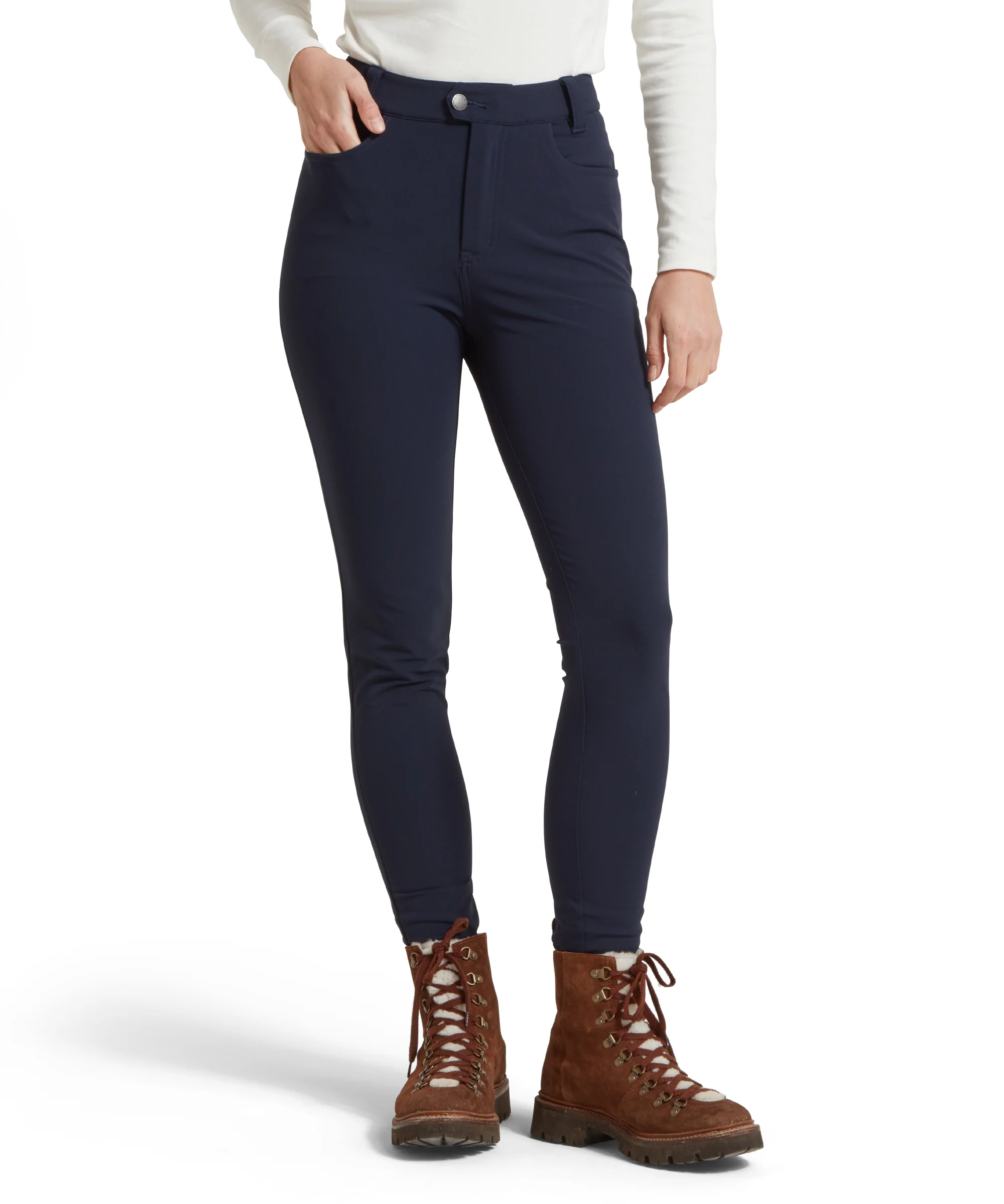 Whitwell Water Repellent Trousers - True Navy - Image 2