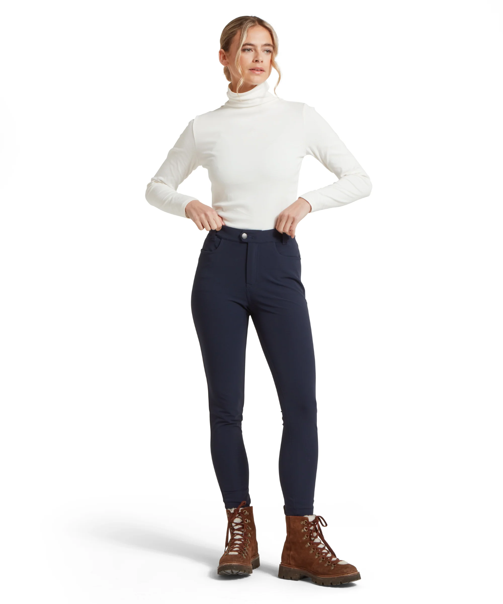 Whitwell Water Repellent Trousers - True Navy - Image 3