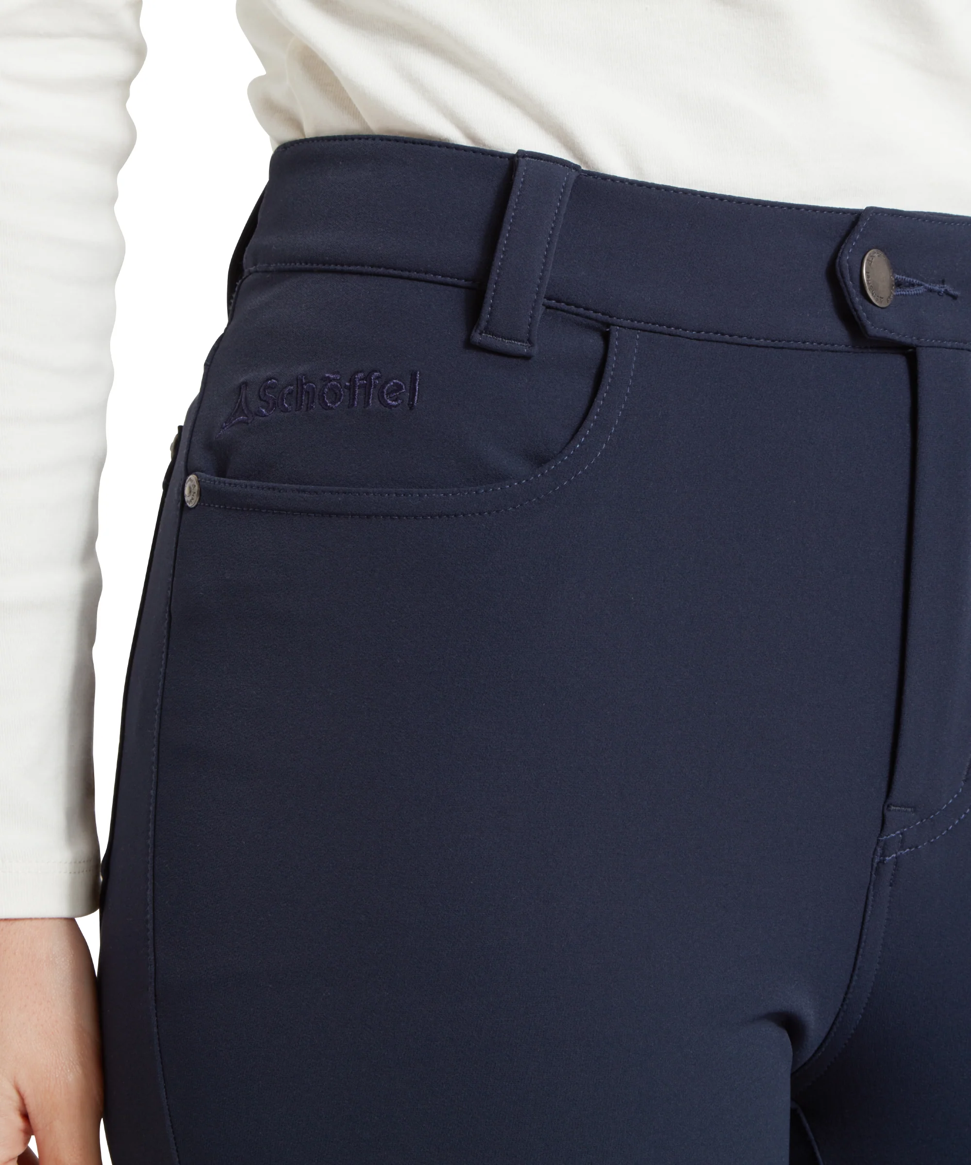 Whitwell Water Repellent Trousers - True Navy - Image 7