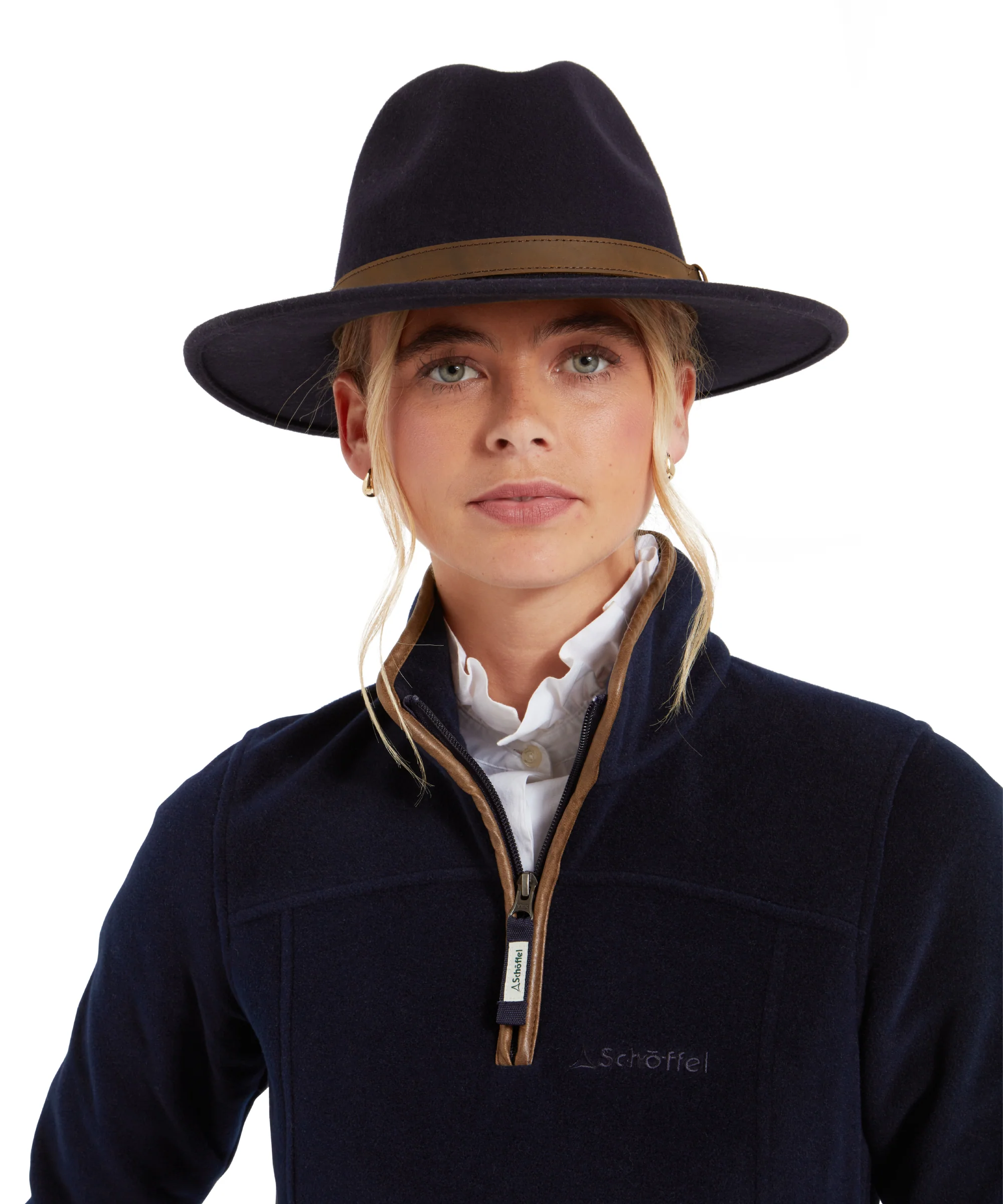 Willow Fedora II - Navy - Image 2