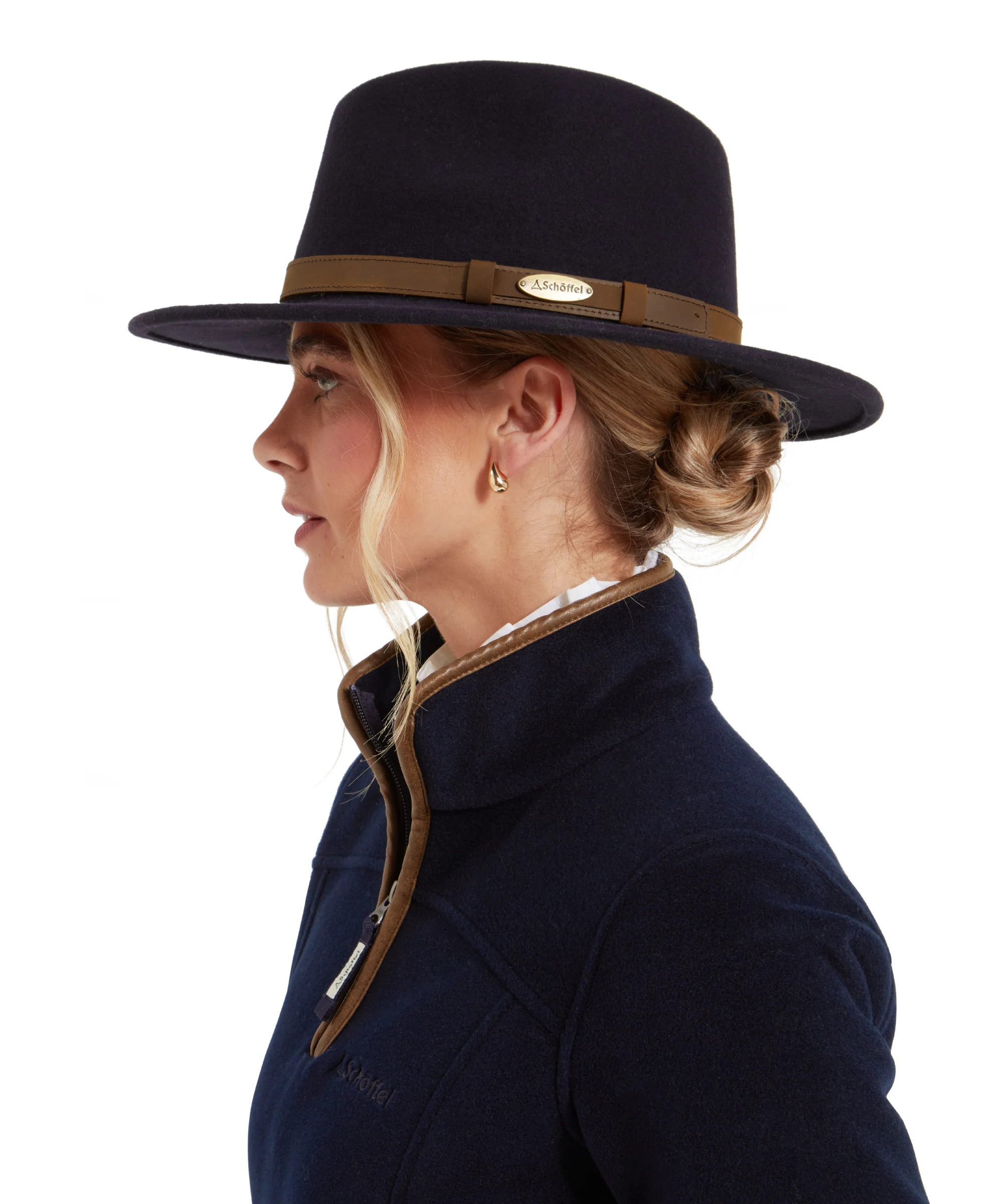 Willow Fedora II - Navy - Image 3