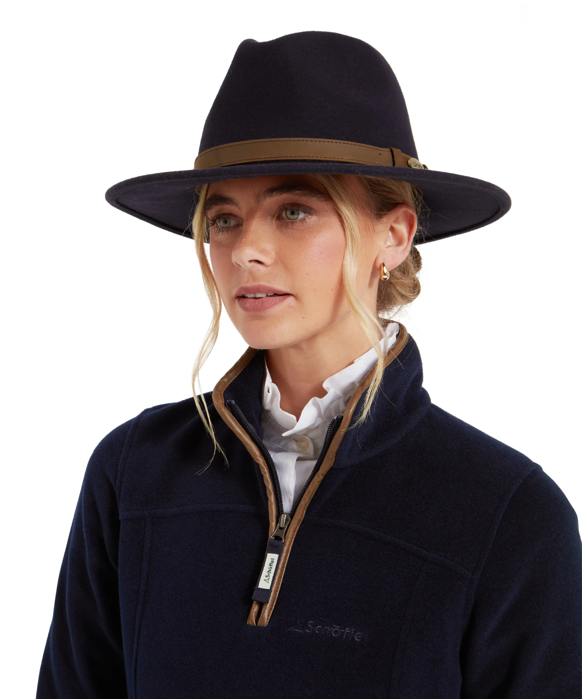 Willow Fedora II - Navy - Image 4