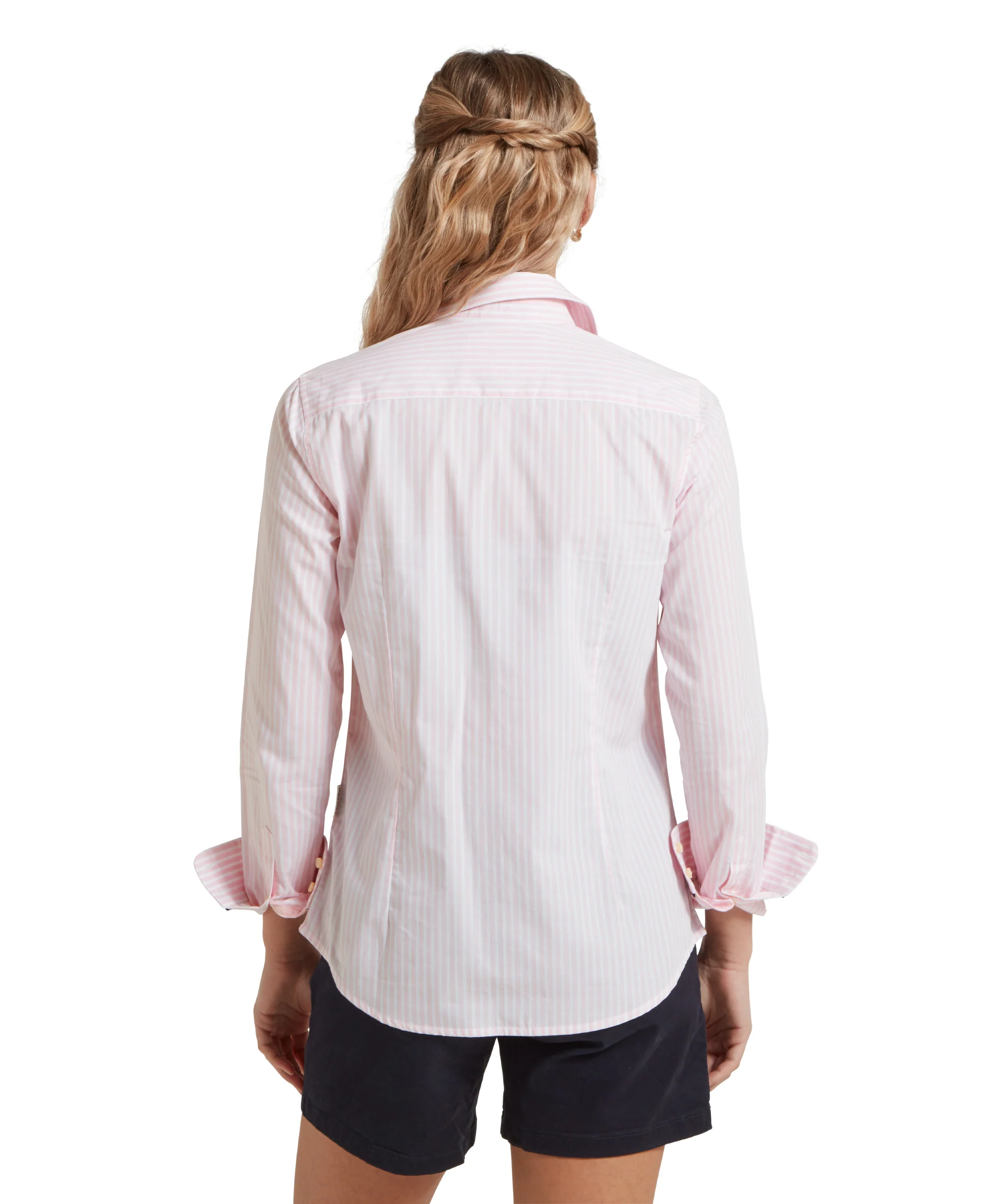 Women's Holme Striped Shirt - Mauve Blush - Image 5